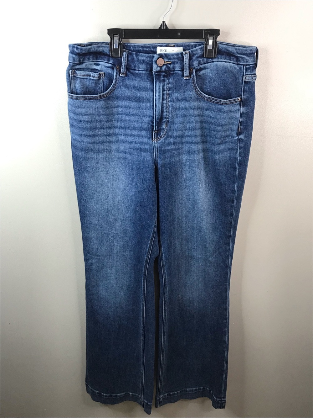 BKE Billie Slim Fit High Rise Wide Leg Jeans Sz 34x34